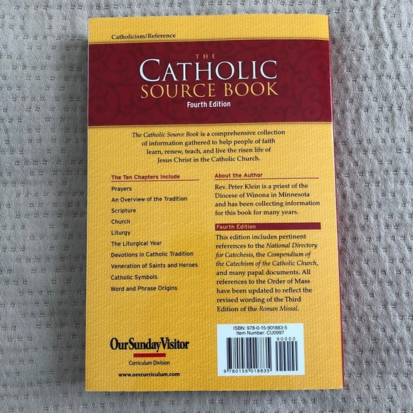Catholic Source Book 4th edition NWOT - Picture 2 of 11